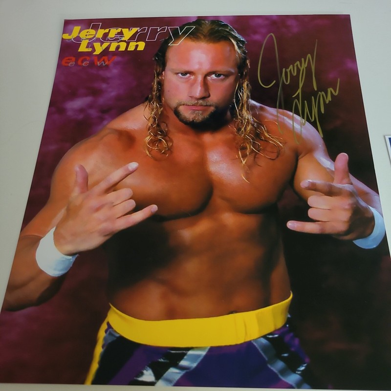 Jerry Lynn Signed Autographed 8x10 Photo - w/COA WWE WWF ECW TNA ROH Wrestling