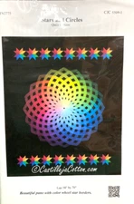 CASTILLEJA COTTON PTN2775 CHC 5509-1 STARS AND CIRCLES QUILT PATTERN