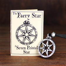 The Faery Star Pendant Fairy Necklace Pagan Jewelry Talisman Elven