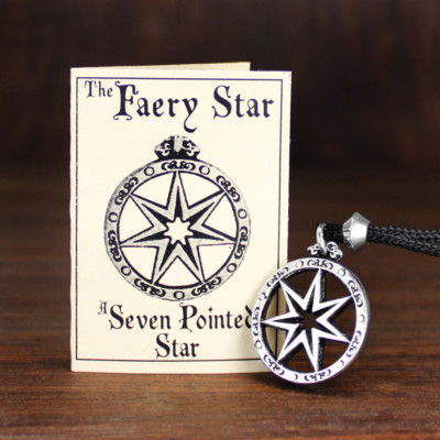 The Faery Star Pendant Fairy Necklace Pagan Jewelry Talisman Elven Wiccan