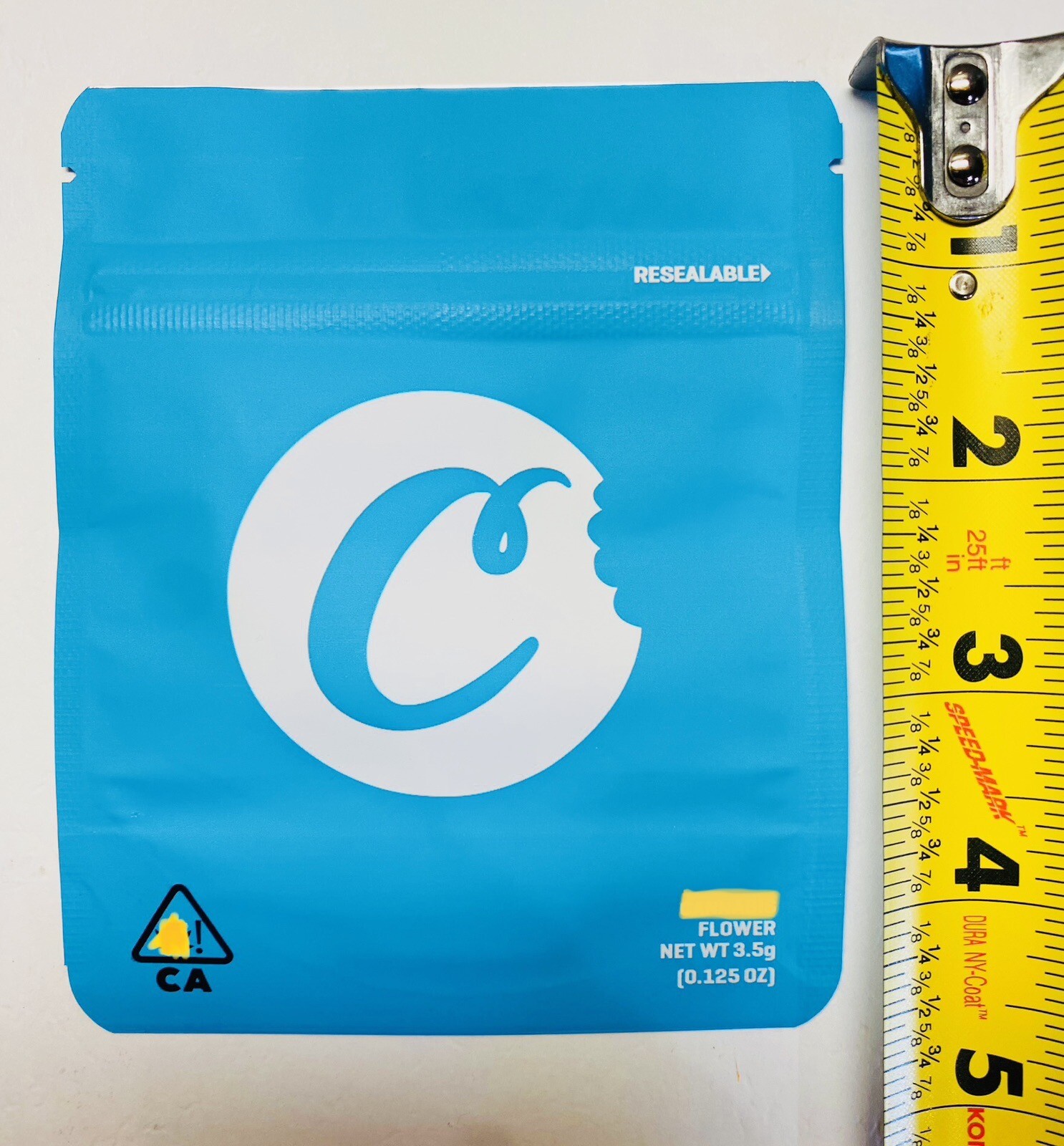 50 Pack 3.5g Cookie OFFICIAL ZipLoc Bags Sealable Edibles Packaging US