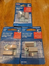 3 2Pc Boxes Garage Door Hardware  3/16"Cable Clamps & Stops (GD-12153)Total Of 6