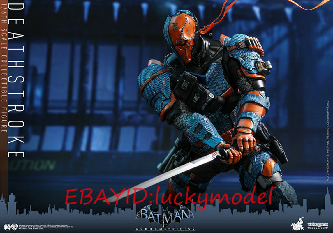HOT HT 1/6 VGM30 Batman Arkham Origins Deathstroke Action Figure