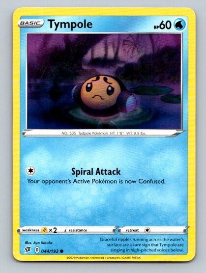 2020 Pokemon Card Rebel Clash Tympole 44/192