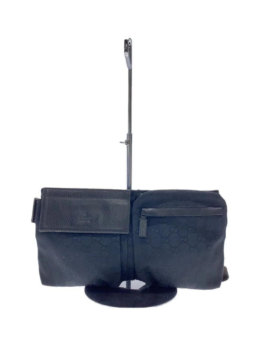 Sac GUCCI taille GG toile noir occasion