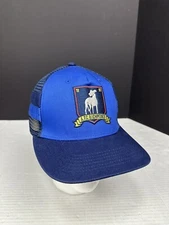 Nwt mens Ted Lasso AFC Richmond Snap Back Trucker Hat “Believe” Blue.