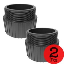 Lot of 2 PCS Sch 80 PVC 6" Male Adapter Socket X Male NPT Thread
