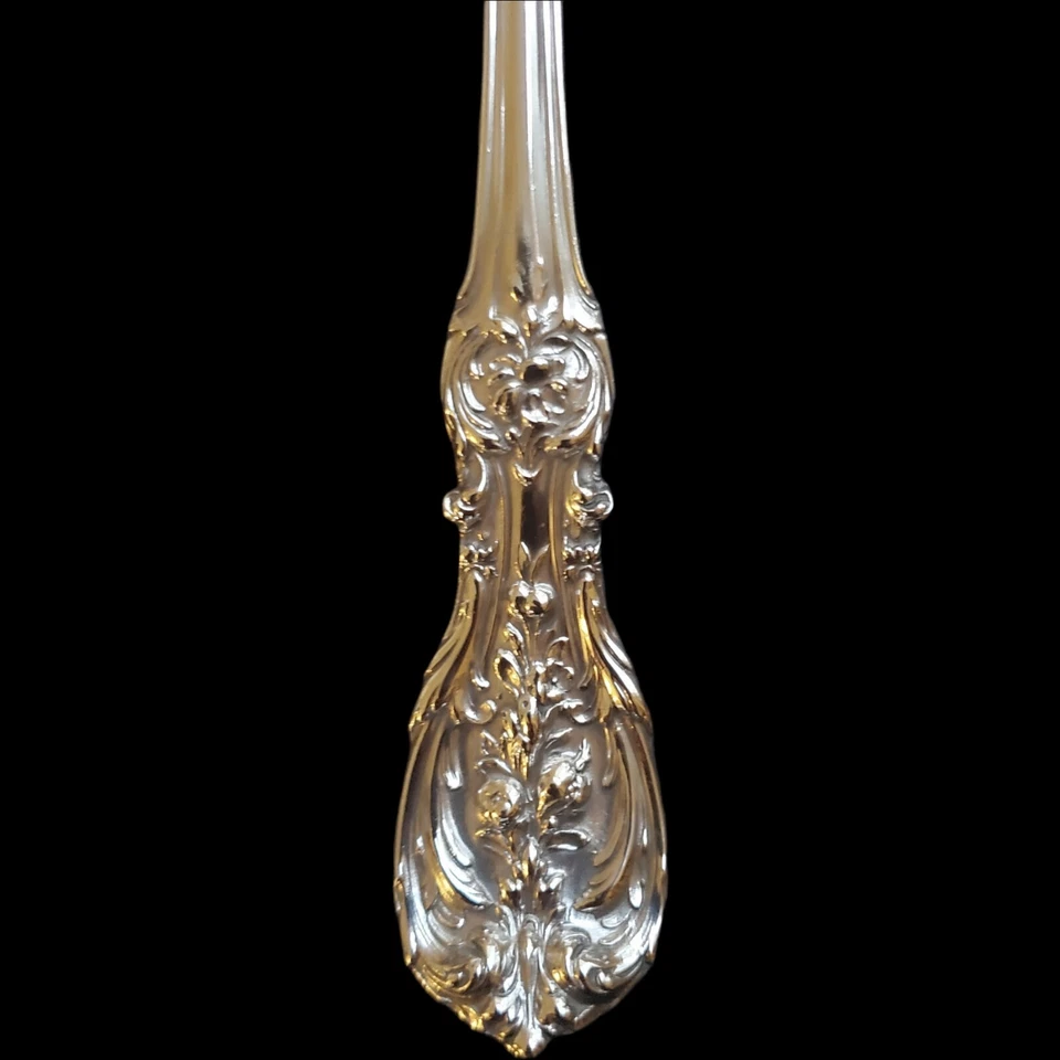 Tenedor de colección Reed Barton Francis I 1 Sterling 7 1/4" Old Mark Pat. Fecha H LEER Foto 4 de 4