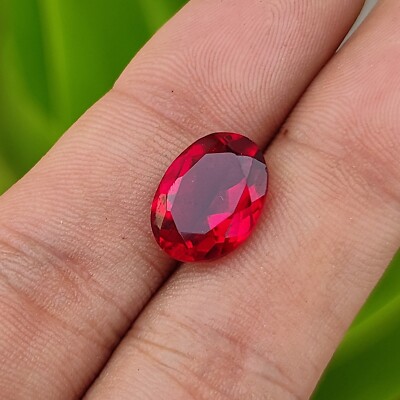 Natural 5.65 Ct Certified Mozambique Pink Ruby Gemstone For