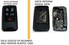 GUSCIO COVER CHIAVE PER TELECOMANDO VOLVO XC60 XC90 V60 senza lama emergenza