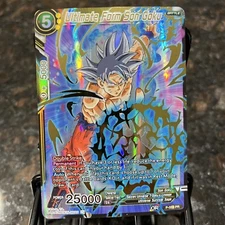 Ultimate Form Son Goku Alt Art GOLD STAMP Foil Dragon Ball Super Card Game | NM
