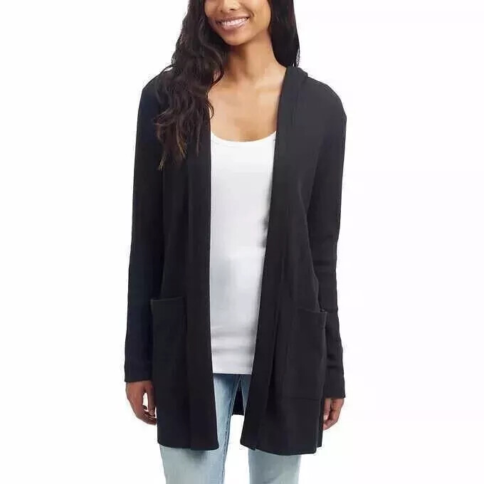 ★22-23FW★KNITTED★Soft Cotton Heavy Waffle Cardigan Batwing-Sleeve Pockets Waffle Knit Cardigan in Pumpkin