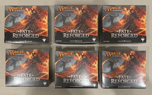 2015 MAGIC THE GATHERING MTG FATE REFORGED FAT PACK SEALED 6 BOX BOOSTER LOT A