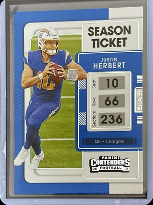 Justin Herbert - 2021 Panini Contenders Football #51