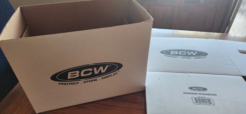 Lot of (30)  USED BCW Short Comic Book or sports yearbook Storage Boxes USED