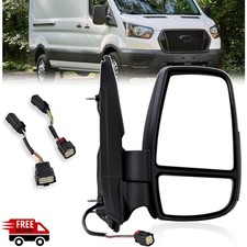 Right Passenger Side Mirror for 2015-2025 Ford Transit 150 250 350 350 HD Black