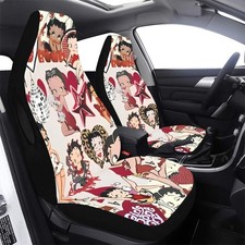 Betty Boop Car Seat Cover Custom Front Seat Cover Set Of 2