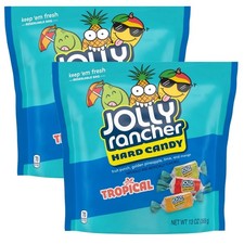 Jolly Rancher Tropical Bag, 13 Ounce Bag Pack of 2 , Individually Wrapped...
