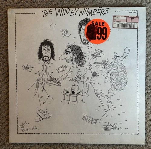 THE WHO BY NUMBERS - SEALED VINYL LP - 1975 - MCA 37002 - SHIPS FREE TO USA