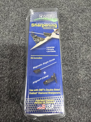 DMT DIEFOLD MAGNA-GUIDE SHARPENING ACCESSORY KIT, KNIFE CLAMP, GUIDE, NEW