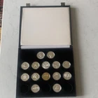 Lot of 14 Canadian Commemorative Silver Dollars 50% Silver-1971-1980