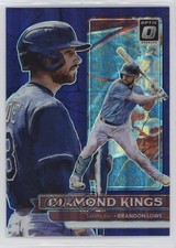 2022 Donruss Optic Diamond Kings Blue Pandora Prizm 86/99 Brandon Lowe #1 1mo2