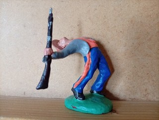 Kopie eines getroffenen Cowboy von Durso