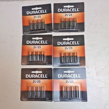 6x Duracell 21/23 12v Batteries - 24Pk NEW 6 cards of 4 each NEW Oct2029