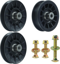 2 Pack 532194326 Idler Pulley with 532194327 Idler Pulley Replaces 194327, 19432