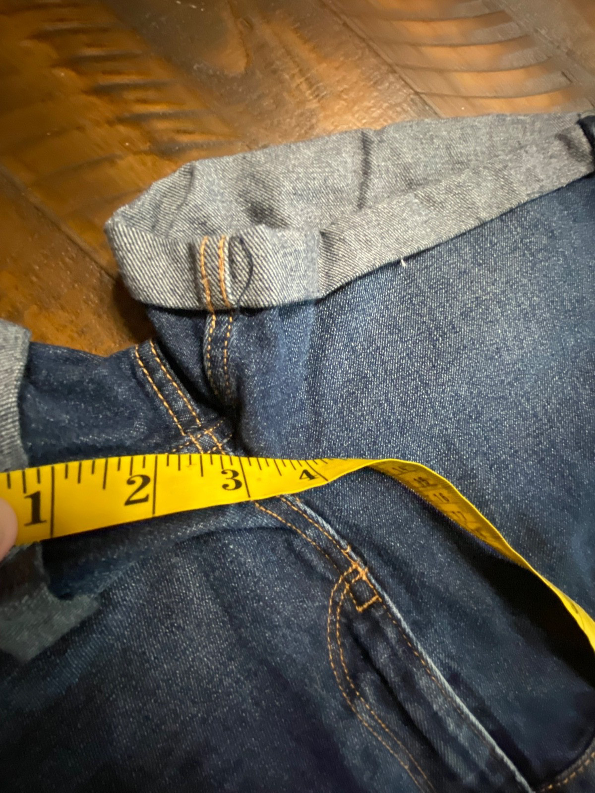 H&M Denim Blue Women's Shorts Sz 6 Roll Cuff thumbnail 7