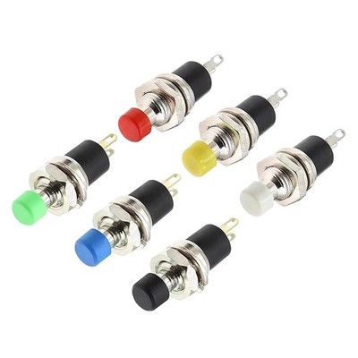 OFF(ON) Miniature Momentary Push to Make Button Switch Mini SPST
