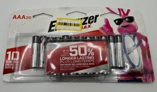 Energizer AAA Batteries, Max Triple A Alkaline, 20 Count