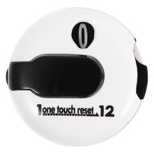 Golf Score Counter Hat Clip Durable Reusable White PP Counting Tool