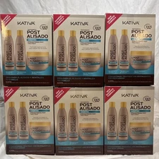 6 Pc Lot Kativa Keratin Straightening Treatment Shampoo Conditioner Mask 250 ml