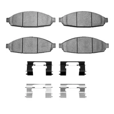 2552-0931-01 R1 Concepts 2-Wheel Set Brake Pad Sets Front for Crown Victoria
