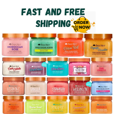 Tree Hut Watermelon Body Scrub Essential Oils, Smooth Skin, Body  for Women .