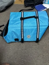 Vivaglory Ripstop Dog Life Jacket. Blue Size XL