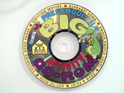 Preschool Big Activity CD-ROM MAC PC Video Game Educational