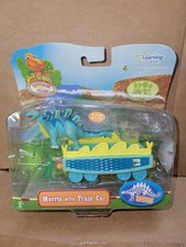Jim Henson Dinosaur Train Morris Stegosaurus Figure Train Car SEALED Damaged Box