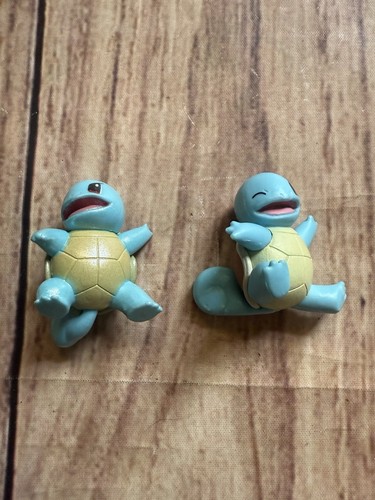 Squirtle Mini Figur 2 Stück Pokemon WCT Nintendo 1,5" Sparkle Hue 2018 2019 - Bild 2 von 7