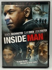 Inside Man DVD Widescreen Edition Denzel Washington Clive Owen Jodie Foster 2006