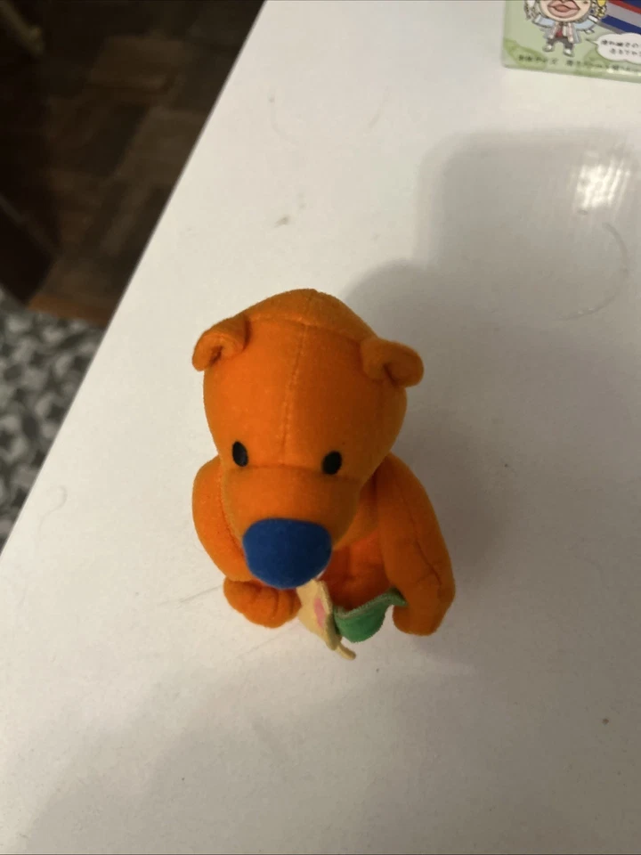 Oso en la gran casa azul 5" Ojo peluche flor amarilla Mattel Jim Henson juguete 1999 Foto 4 de 4