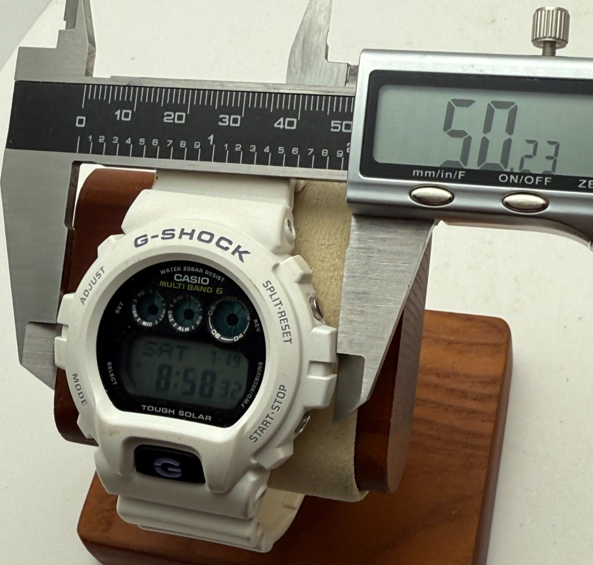 CASIO G-Shock GW-6900A White Multi-Band 6 50mm Digital Watch New