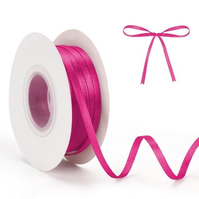 Rose red satin ribbon 3mm gift ribbon satin ribbon ribbons ribbon decorative ribbon