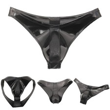 Latex Slip glänzend Lack Design Clubwear Schlafzimmer Dessous Latex Ammoniak