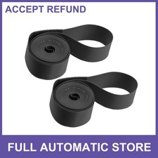 26In Bike Bicycle Wheel Rim Strip Rim Tape Liner Inner Tube Band PVC Black Pair