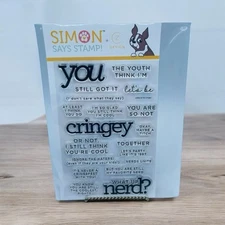 Simon Says Stamp Set & Matching Dies Not So Cringy Scrapbooking Crafts