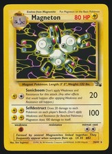 MAGNETON 25/62 Pokemon FOSSIL SET ENGLISH RARE