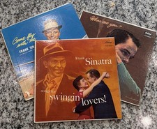 Frank Sinatra Vinyl Record LOT Of 3 Albums VG Condition Come Fly With Me..