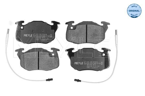 Bremsbelagsatz Vorderachse FÜR Peugeot 205 II (20A/C) - Meyle 025 209 0518/W-image